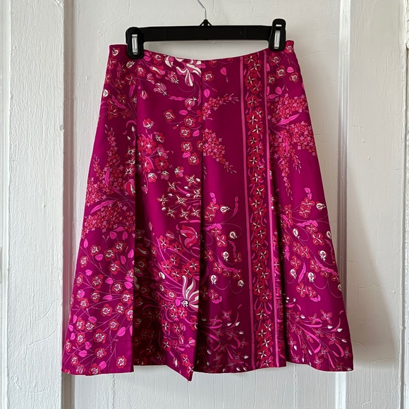 Vintage Emilio Pucci Silk Skirt - Picture 1 of 3